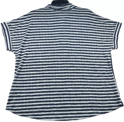 Coin 1804 Striped Navy T-Shirt 3X - Women's Tops - Image 2