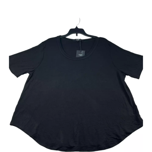 Coin 1804 Black Plus Size T-Shirt - Women's Tee - 1X