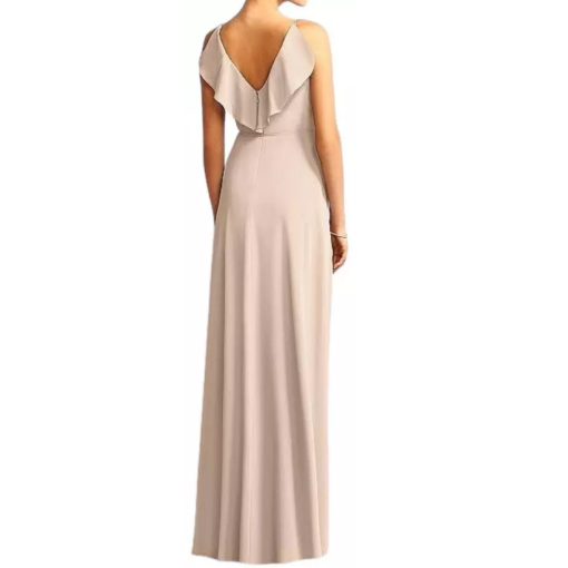 Simply Dresses Beige Maxi Dress Size 14 - Bridesmaid Dress - Image 2