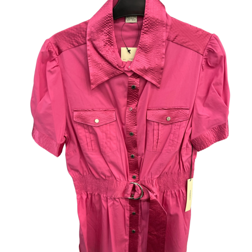 VERTIGO Paris Pink Shirt Dress Size M - Women's Dresses