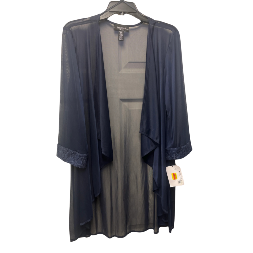 R&M Richards Navy Blue Sheer Cardigan 12P - Evening Wear