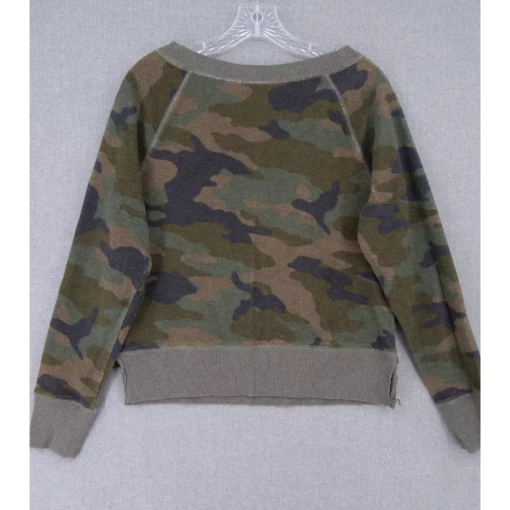 Banana Republic Camo Sweatshirt - Green, Size S - Women's Pullover - Image 2