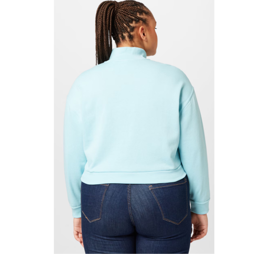 Levi's Plus Size Blue 1/4 Zip Sweatshirt - Women's Pullover - Image 2