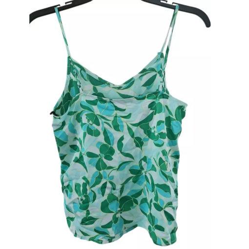 Halogen Floral Cami Top - Green, Size S - Women's Tank Top - Image 2