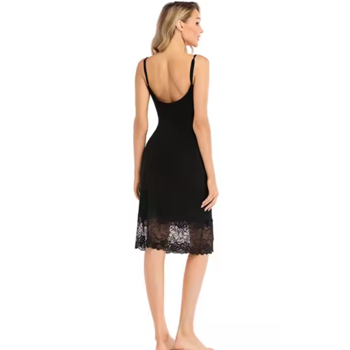 NEST/UP Black Lace Trim Mini Dress - Size 3/4 - Cocktail Dress - Image 2