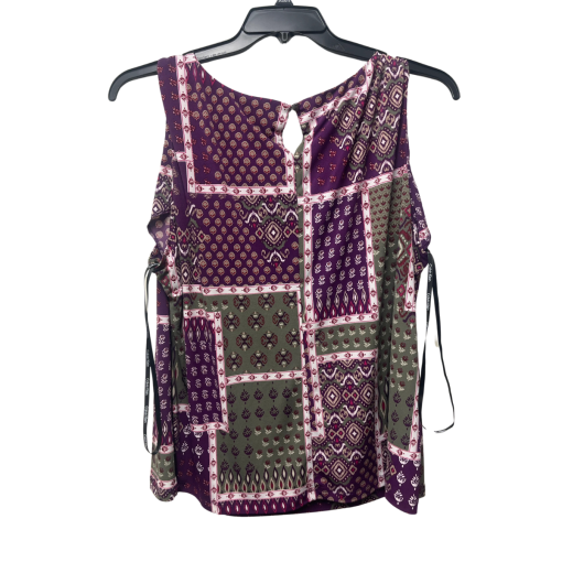 Calvin Klein Purple Patchwork Sleeveless Top 2X - Blouse - Image 2