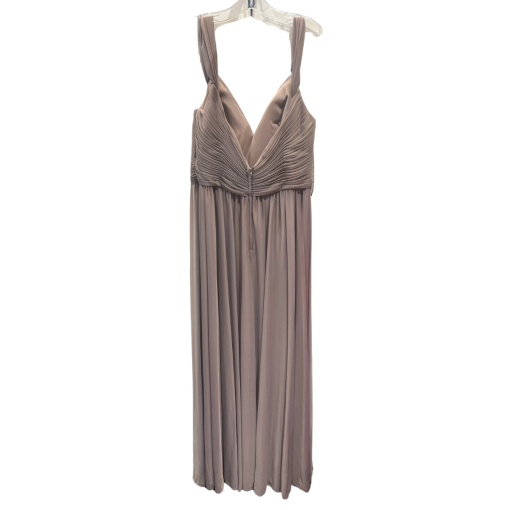 Simply Dresses Taupe Maxi Dress Size 18 - Bridesmaid Dress