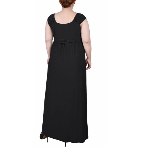 NY Collection Plus Black Maxi Dress - Formal Wear - 3X - Image 2