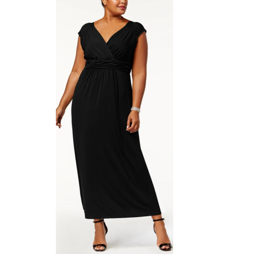 NY Collection Plus Black Maxi Dress - Formal Wear - 3X