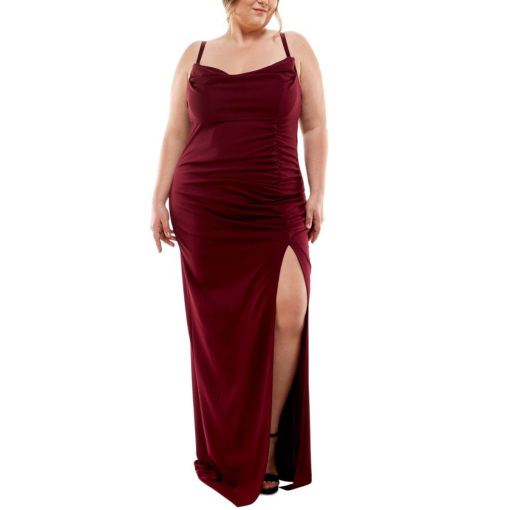 Emerald Sundae Plus Wine Maxi Dress Size 18 - Formal Gown