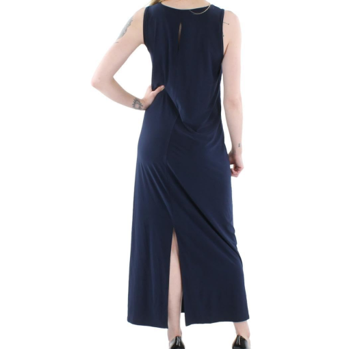 Vince Camuto Plus Navy Maxi Dress 2X - Women's Sleeveless Dress - Image 2