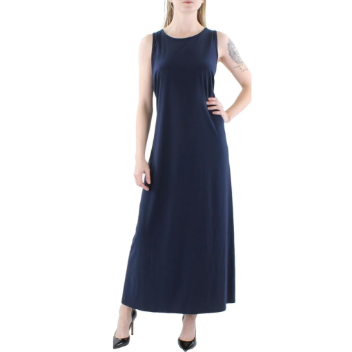 Vince Camuto Plus Navy Maxi Dress 2X - Women's Sleeveless Dress