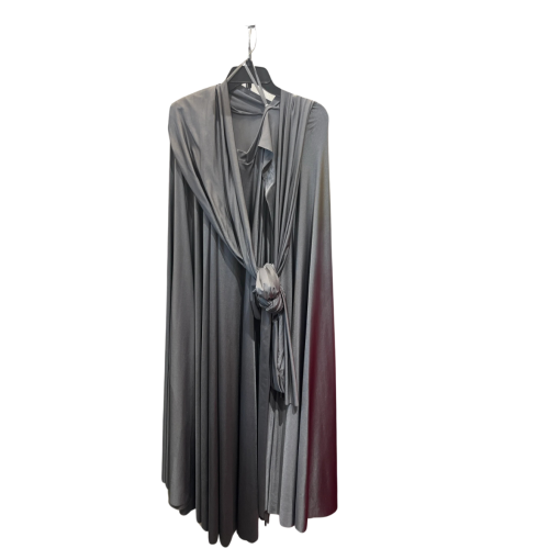 Gray Cape Dress - Size M - Evening Wear