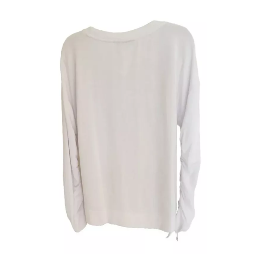 DKNY Active White Pullover Sweatshirt Medium - Women's Top - Image 2