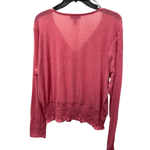 Jessica Simpson Pink Wrap Top XL - Women's Blouse - Image 2