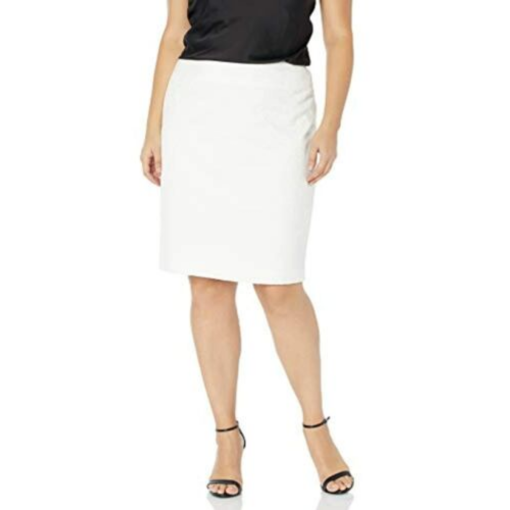 Kasper White Pencil Skirt Plus Size 22W - Women's Work Skirt