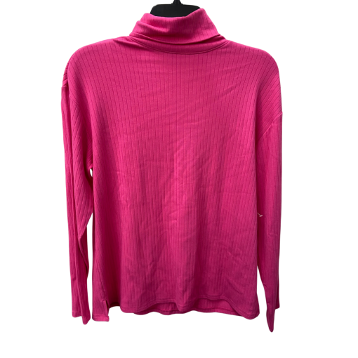 Pink Ribbed Turtleneck Sweater - Size  - Women's Top - Image 2