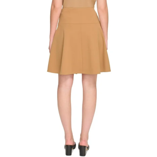 Tan Mini Skirt for Women Size 10P - Skirt for Work - Image 2