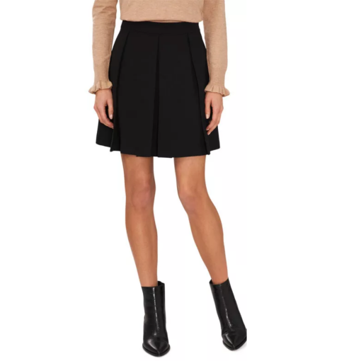 CeCe Black Pleated Mini Skirt - Size 2 - Women's Skirts