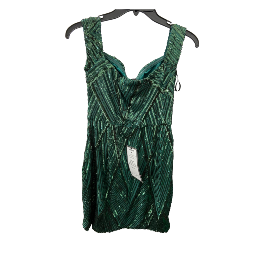 BCX Green Sequin Mini Dress - Size M - Party Dress - Image 2