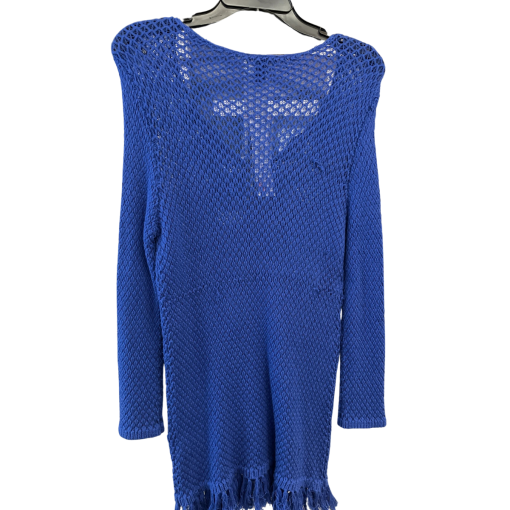 Tribal Blue Knit Tunic Sweater Size L - Women's Tops - Image 2