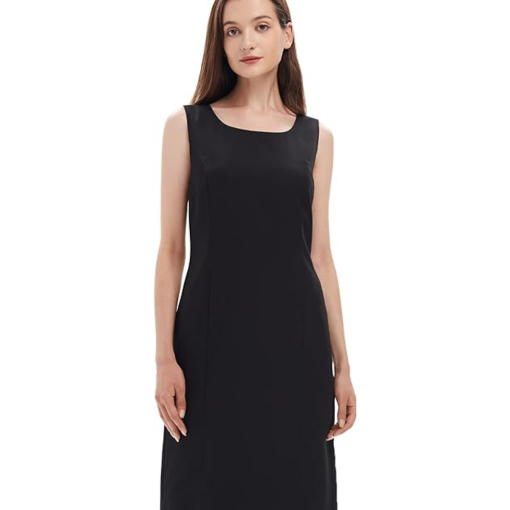 Kasper Black Sleeveless Dress Size 16W - Women's Work Dress