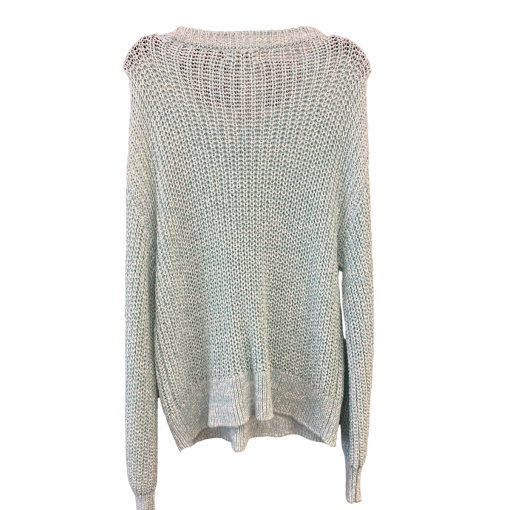 Calvin Klein Light Blue Knit Sweater - Size L - Women's Top - Image 2