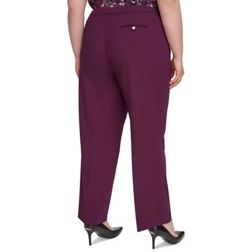 Calvin Klein Plus Aubergine Pants 22W Women's Work Pants - Image 2