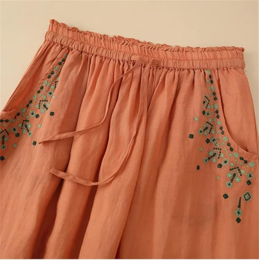 City Studio Coral Embroidered Maxi Skirt 4XL - Women's Skirts