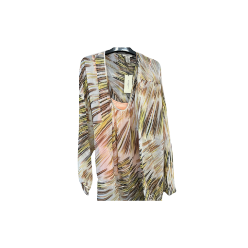 VERTIGO Paris Print Cardigan Set - M - Women's Blouse