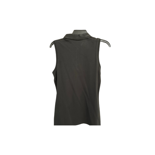 Tommy Hilfiger Black Sleeveless Polo Shirt - Size M - Women's Top - Image 2