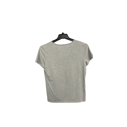 Magaschoni Gray Scoop Neck Tee - Size M - Women's T-Shirt - Image 2