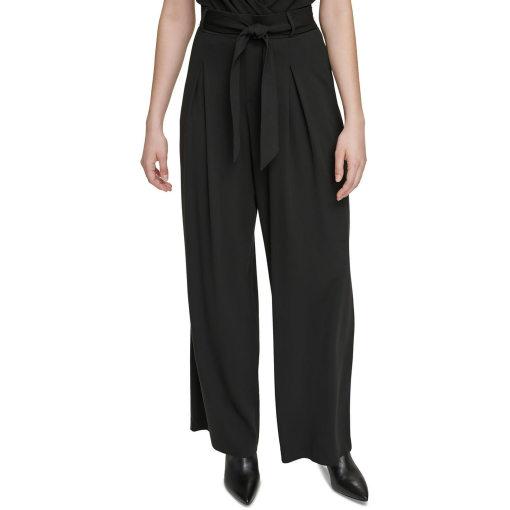 Calvin Klein Black Wide Leg Pants - Women's Size M - Dress Pants