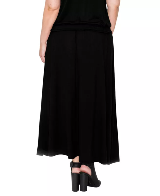 Coin 1804 Plus Black Maxi Dress 3X - Women's Long Skirt - Image 2