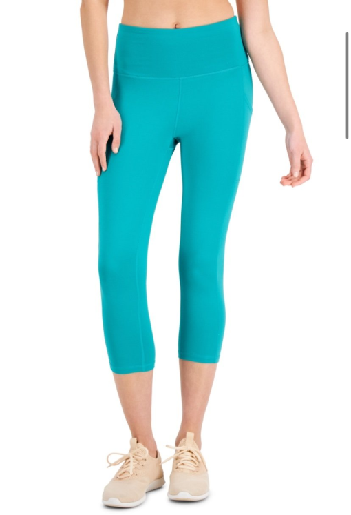 Ideology Teal Capri Leggings XS - Women's Workout Pants