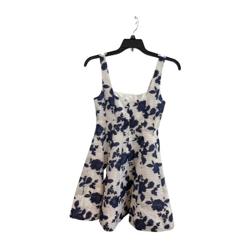 Floral Fit & Flare Dress - White & Navy, Size 22W - Dresses - Image 2