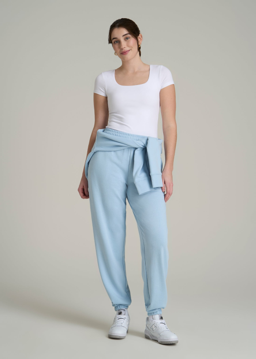 Weatherproof Vintage Blue Sweatpants - Relaxed Fit - Size L - Women's Joggers