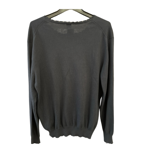 MR by MINNIEROSE Black Distressed Sweater - Size L - Women's Knitwear - Image 2