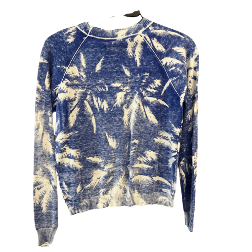 MINNIEROSE Blue Palm Print Sweater XS - Women's Knitwear - Image 2