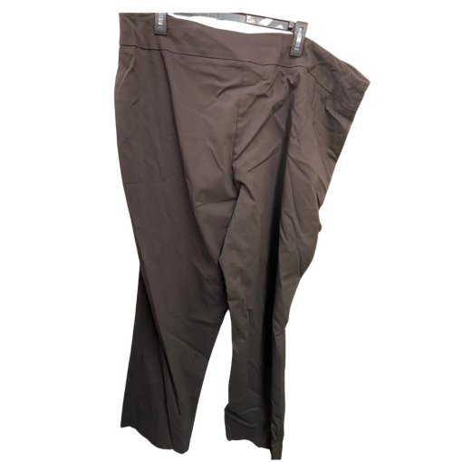 JM Collection Brown Plus Size Pants 24W - Women's Trousers - Image 2