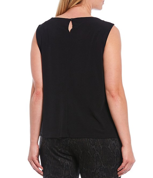 Calvin Klein Black Sleeveless Blouse - Plus Size Tank Top - Image 2