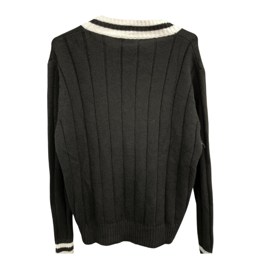 IN'VOLAND Black V-Neck Sweater 22W - Plus Size Knitwear - Image 2