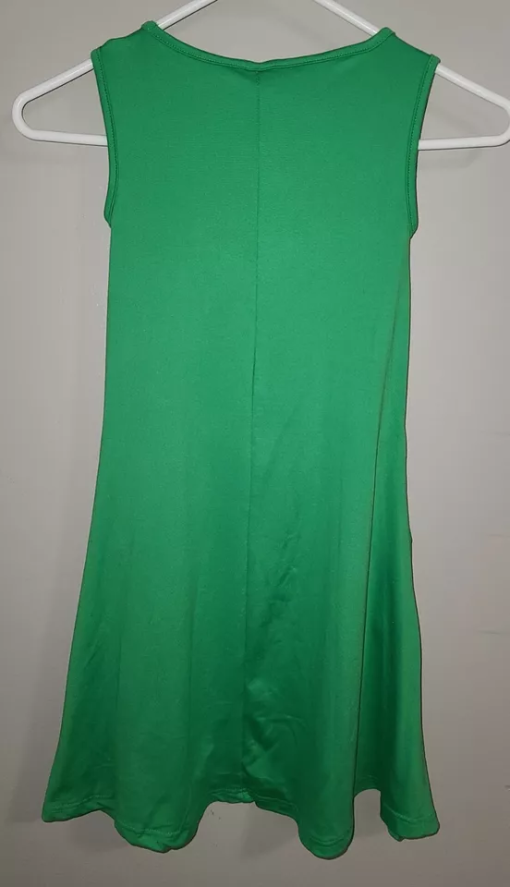 24seven Green Sleeveless Dress - Size L - Women's Summer Dress - Image 2