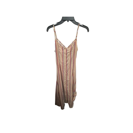 ZHU Striped Beige Mini Dress - Size S - Women's Summer Dress - Image 2