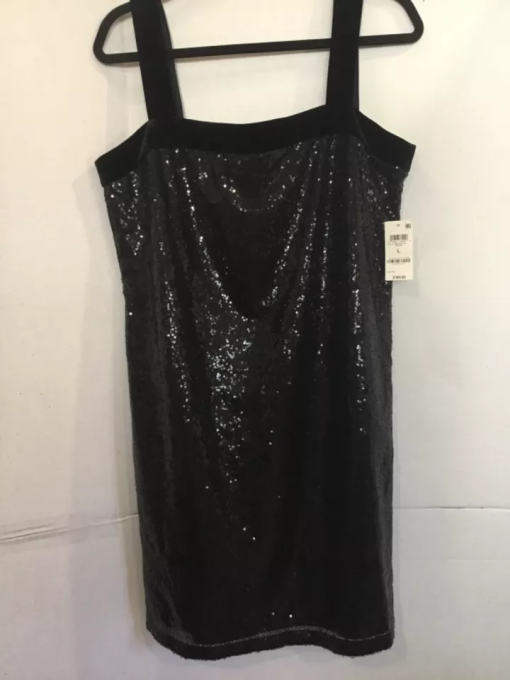 Bar III Black Sequin Mini Dress - Size L - Party Dress