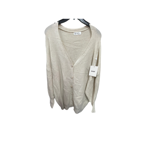 EVIS Beige Cardigan L/XL - Women's Knitwear Sweater