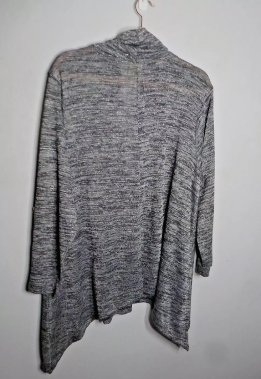 Ruby Rd Gray Cowl Neck Sweater - Size L - Women's Top - Image 2