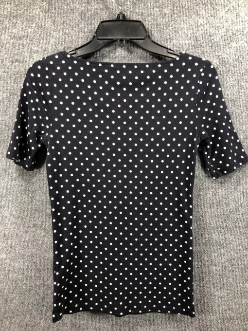 Lauren Black Polka Dot Top XXL Women's Blouse - Image 2