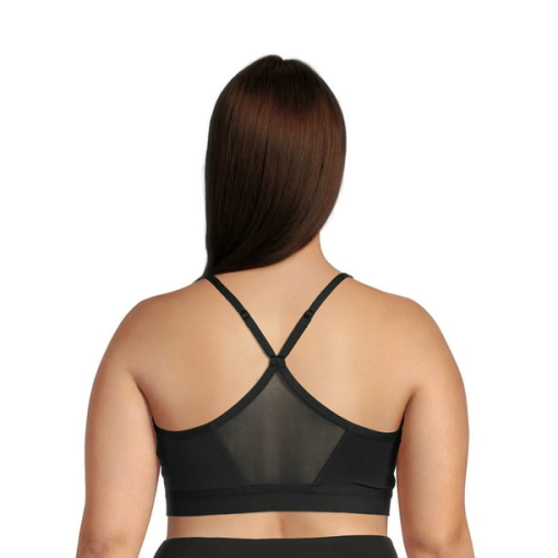 ID Ideology Plus Black Sports Bra 3X - Low Impact Workout Bra - Image 2