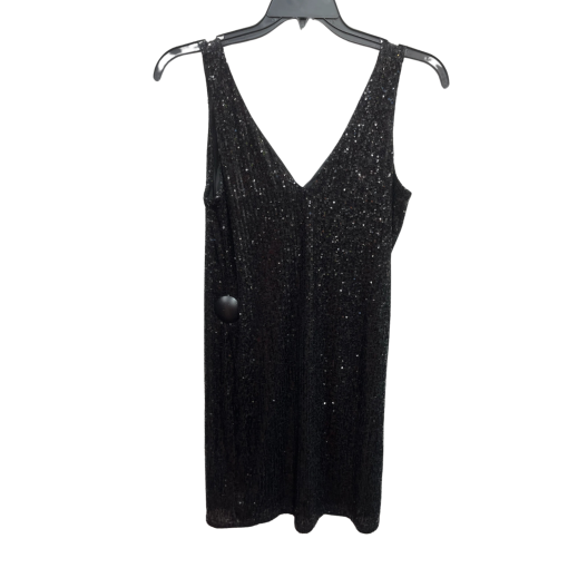 H&M Black Sequin Mini Dress - Size M - Party Dress